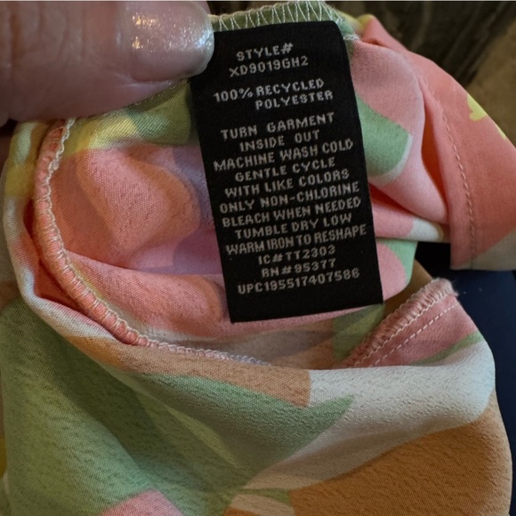 Sanctuary Pink and Green 3 Tiered Printed Midi Sundress - Picture 7 of 7